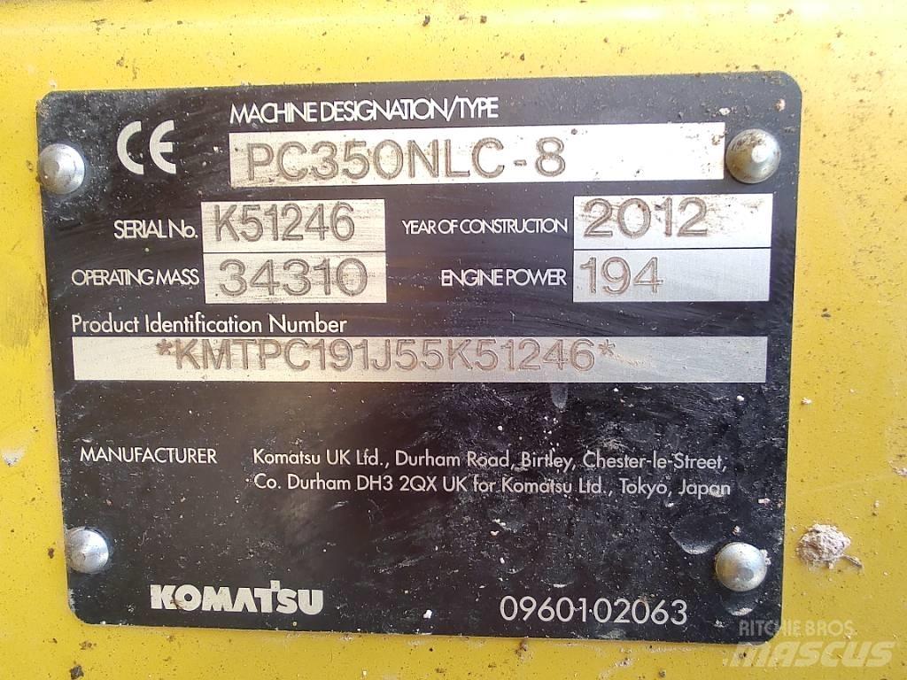 Komatsu PC 350 NLC-8 履帶式 挖土機/掘鑿機/挖掘機