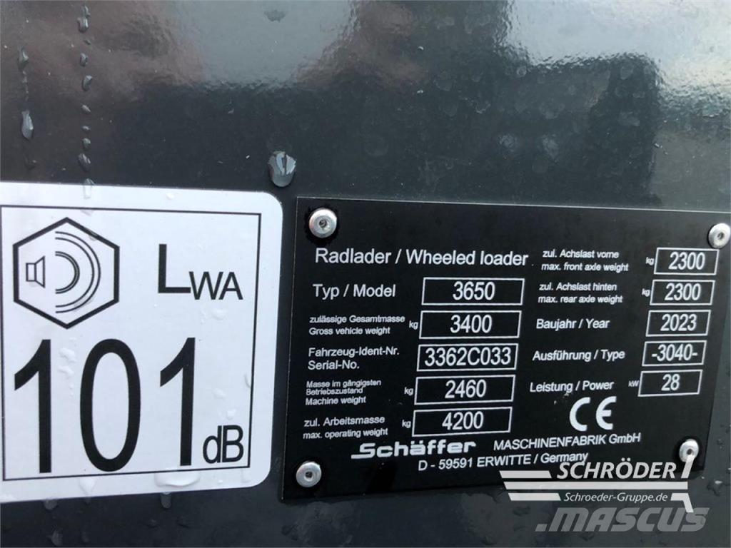 Schäffer 3650 小型裝載機