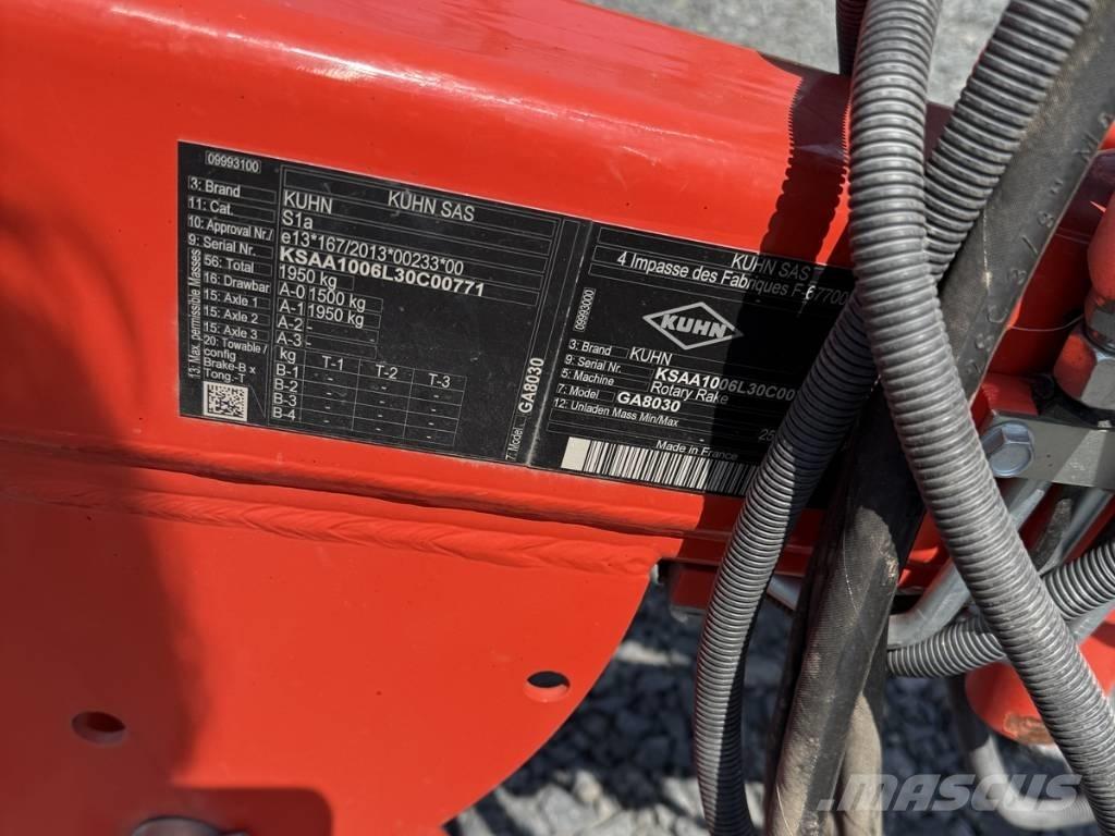 Kuhn GA 8030 堆草機