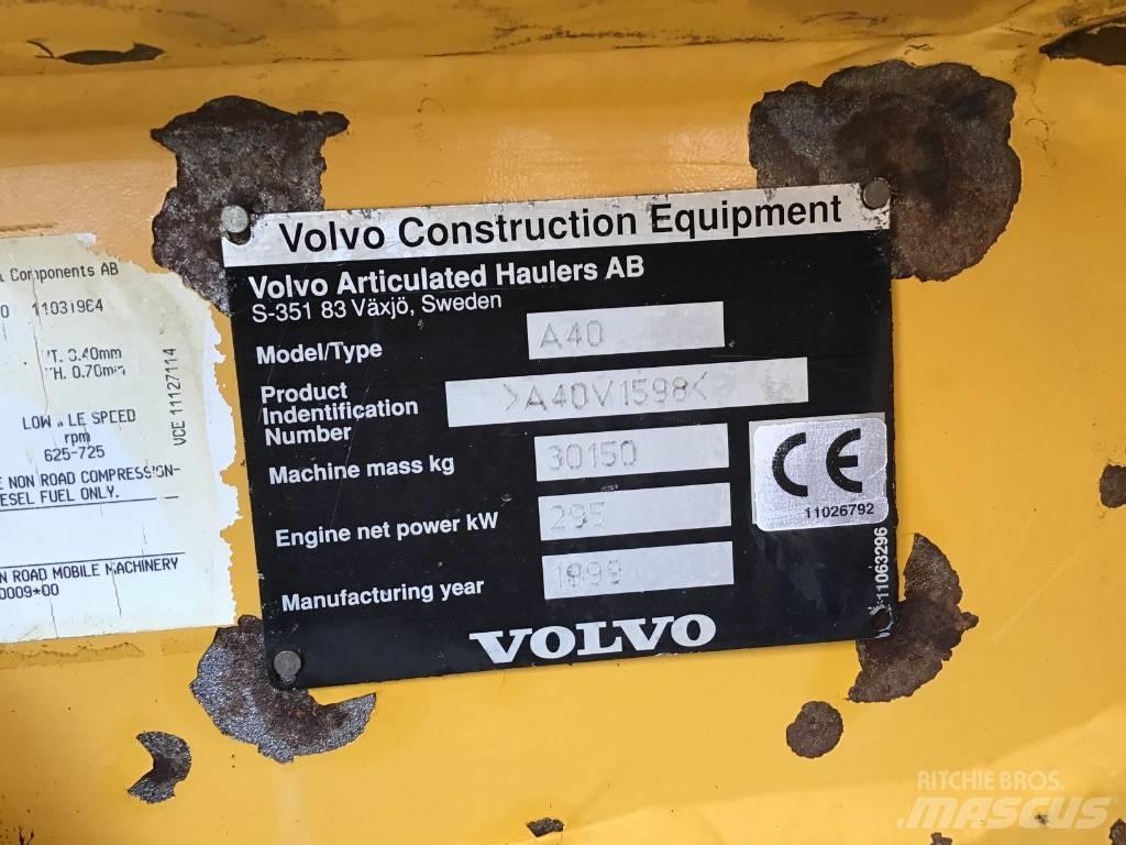 Volvo A 40C 鉸接式起吊車