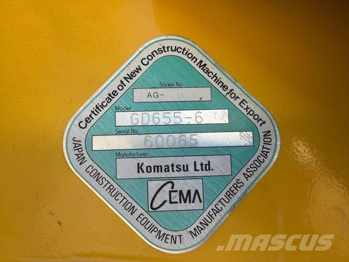 Komatsu GD 655-6 平土機