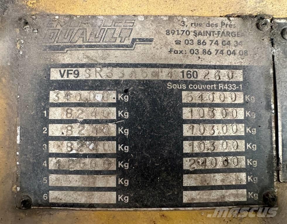 Louault SR33A 車輛運輸半拖車