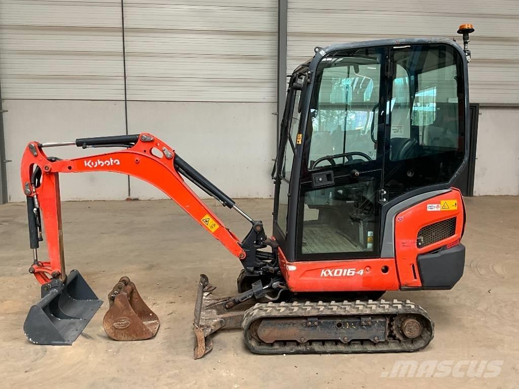 Kubota KX 016-4 小型挖土機/掘鑿機<7t(小型挖掘機)