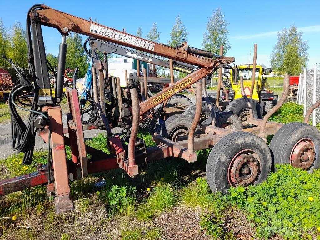 Patu 595+Metsäkärry 起重機和裝載機
