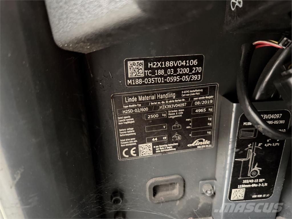 Linde H25D-02/600 柴油卡車