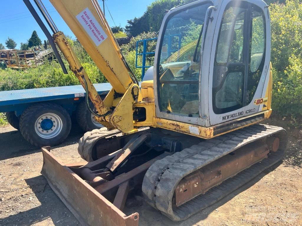 New Holland E 80 中型挖土機/掘鑿機/挖掘機 7t-12t