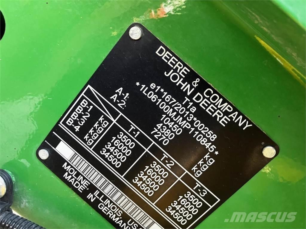 John Deere 6100M 曳引機
