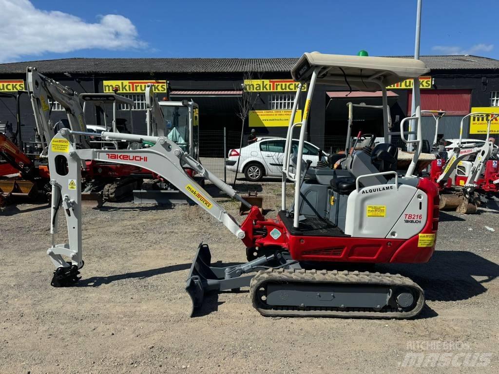 Takeuchi TB 216 小型挖土機/掘鑿機<7t(小型挖掘機)