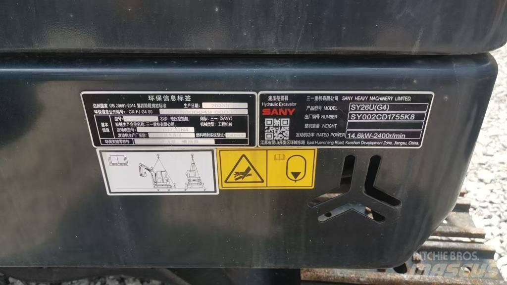 Sany SY 26 C 履帶式 挖土機/掘鑿機/挖掘機