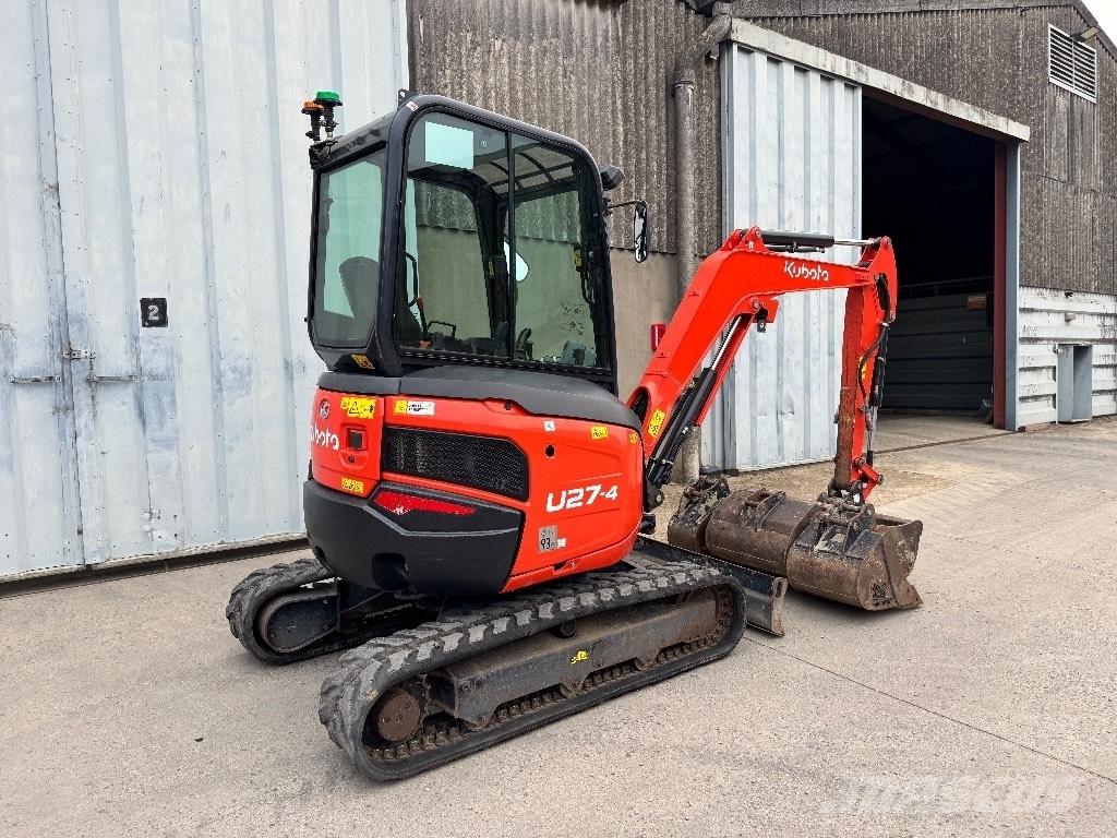 Kubota U 27 小型挖土機/掘鑿機<7t(小型挖掘機)