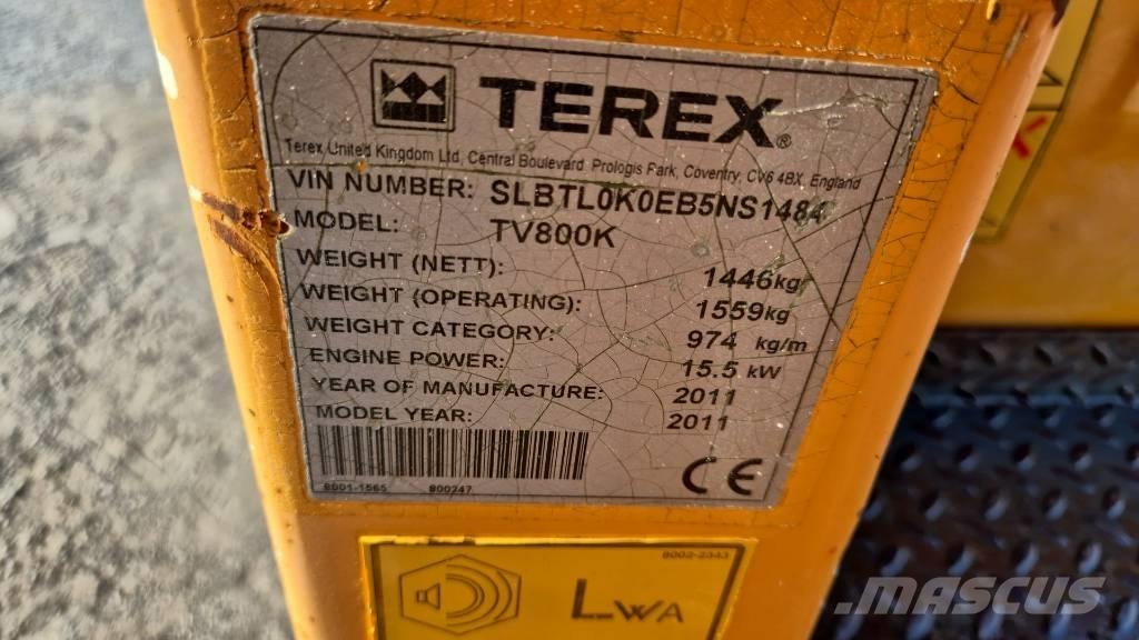 Terex TV 800 雙輪滾壓機