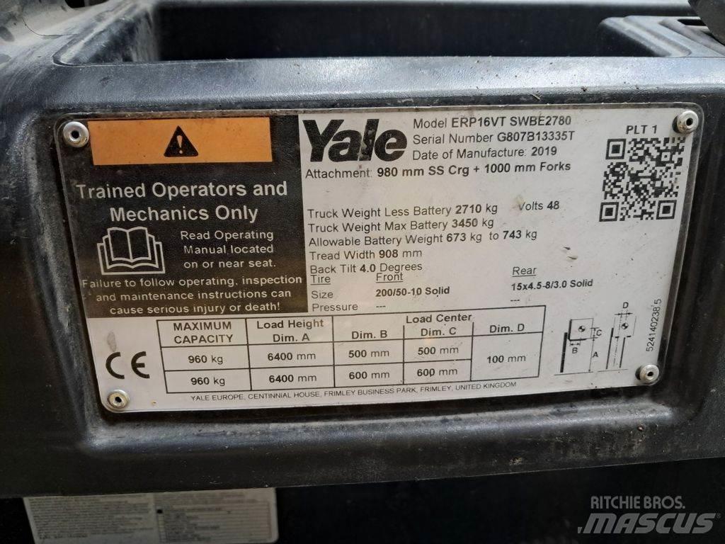 Yale ERP16VT 電動堆高機