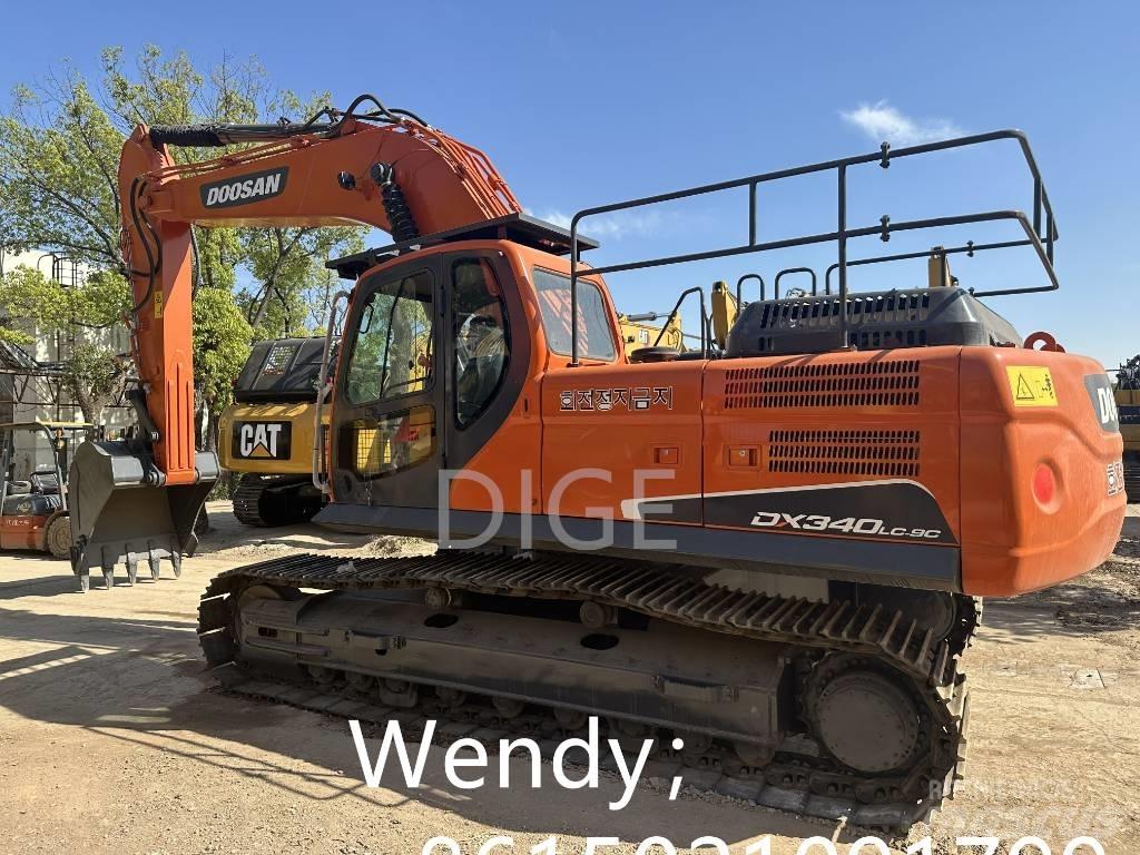 Doosan DX 340 中型挖土機/掘鑿機/挖掘機 7t-12t