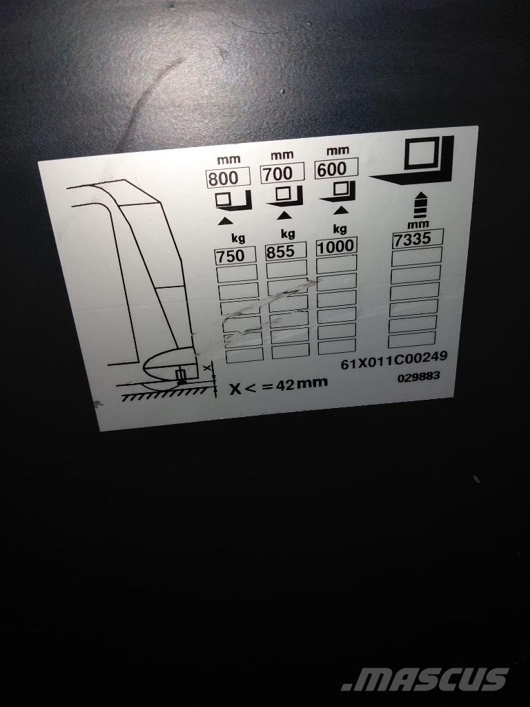 Linde K 10 窄巷道堆高機