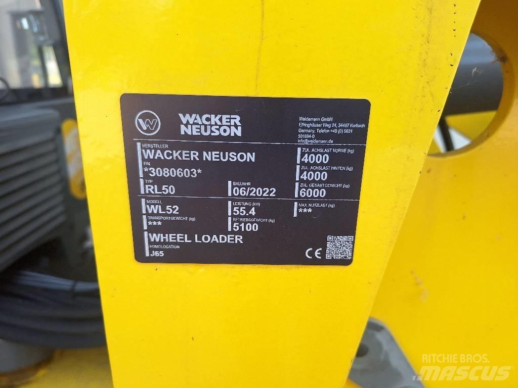 Wacker Neuson WL 52 輪胎式裝載機