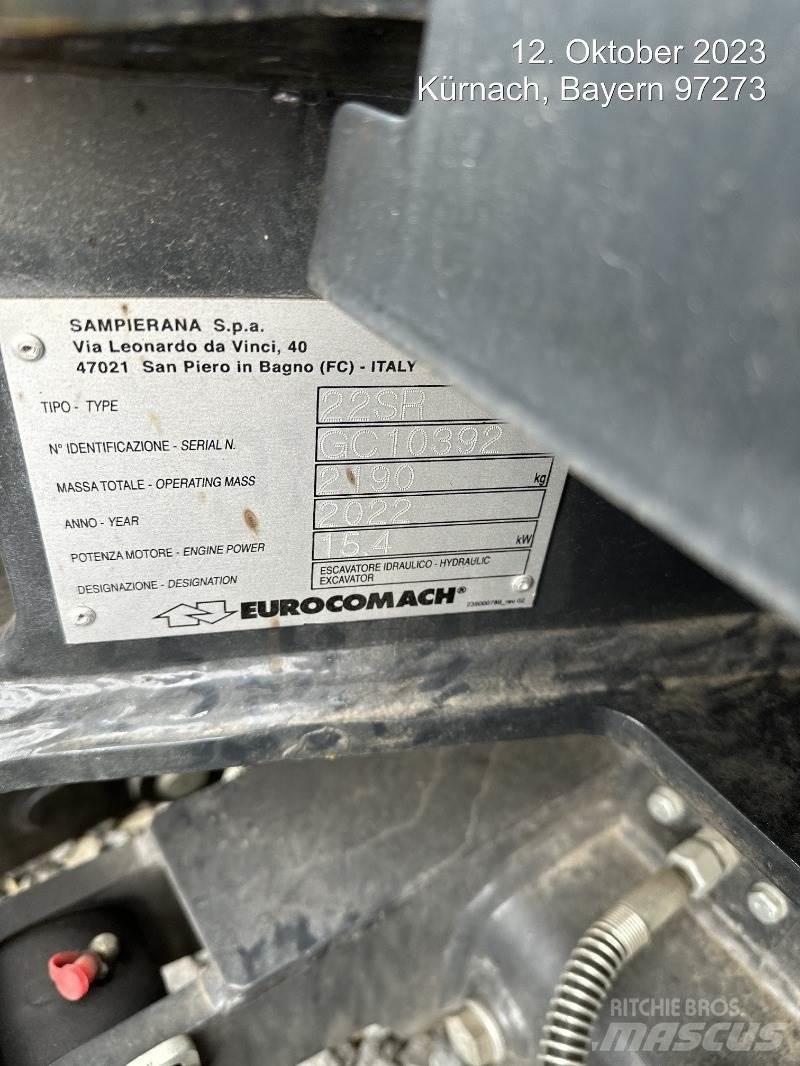 Eurocomach 22SR 小型挖土機/掘鑿機<7t(小型挖掘機)