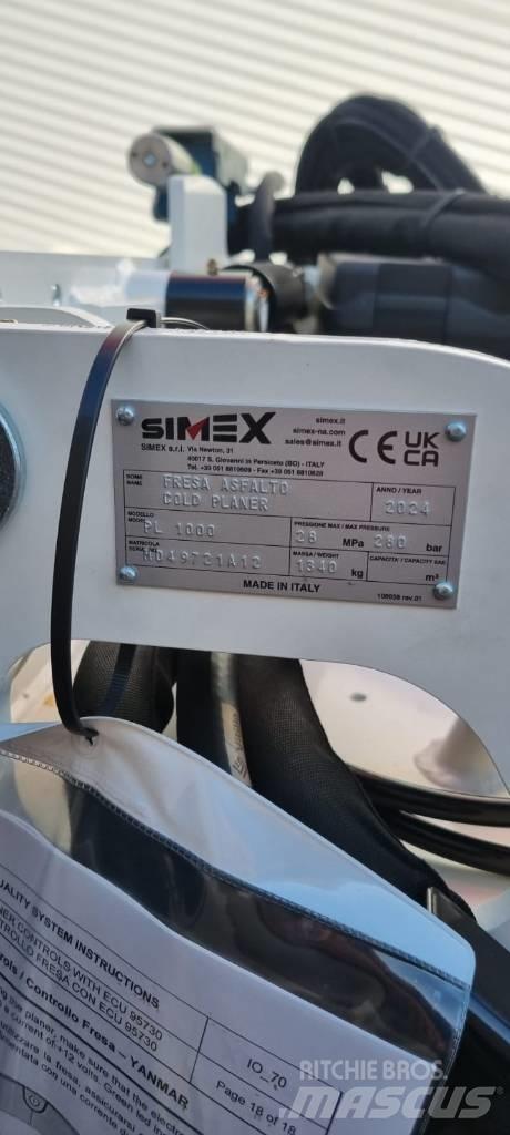 Simex PL1000 瀝青機械配件