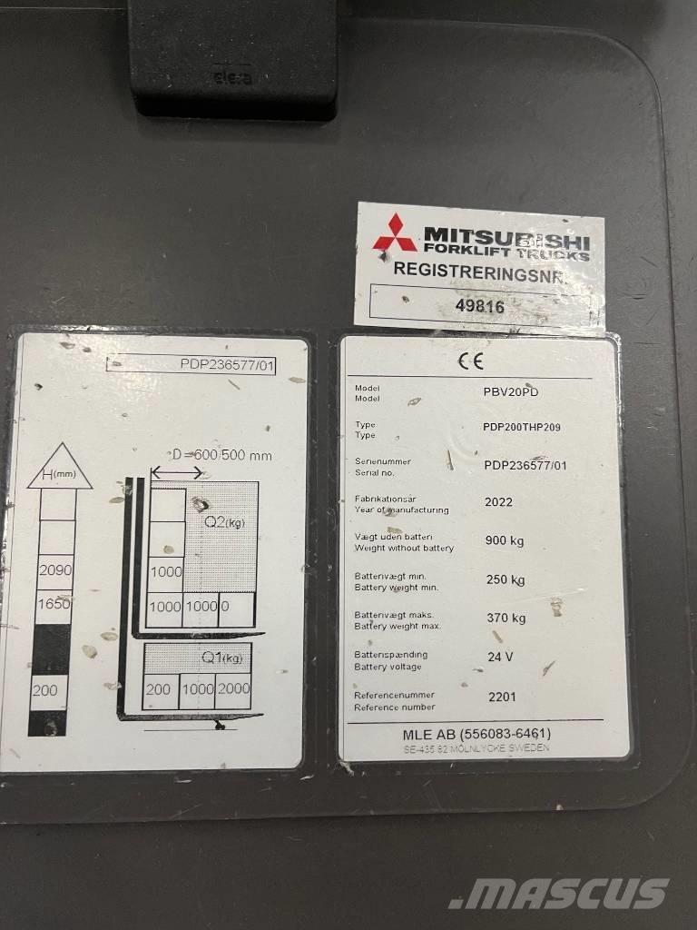 Mitsubishi PBV20PD 行走控制式堆積機