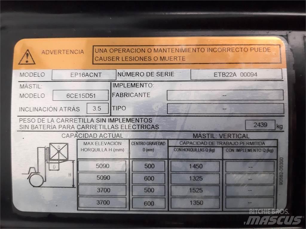 CAT EP16ACNT 電動堆高機