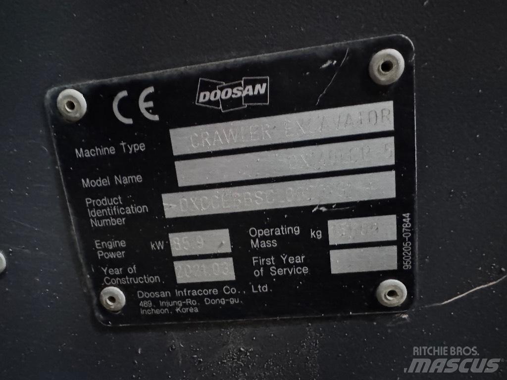 Doosan DX 140 LCR-5 履帶式 挖土機/掘鑿機/挖掘機