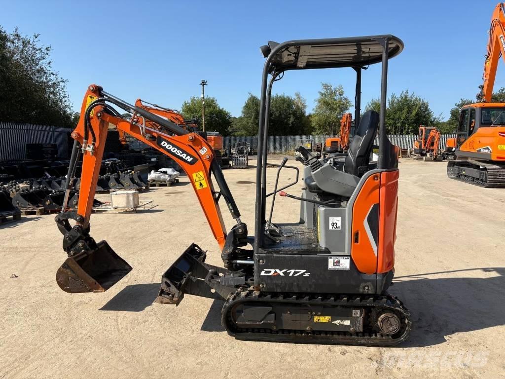 Doosan DX 17 小型挖土機/掘鑿機<7t(小型挖掘機)