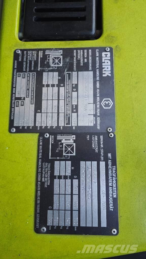 Clark TM 12 SN 電動堆高機