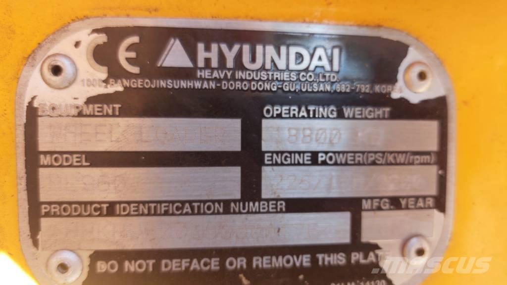Hyundai HL 960 輪胎式裝載機