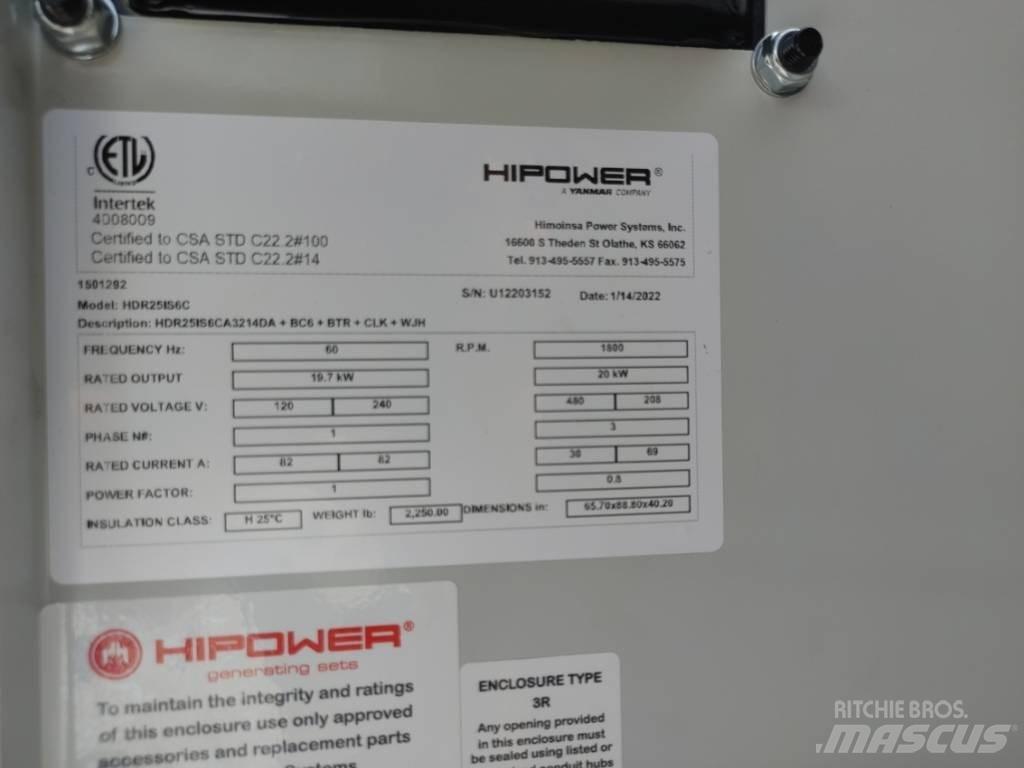 Hipower HRIW-25 柴油發電機