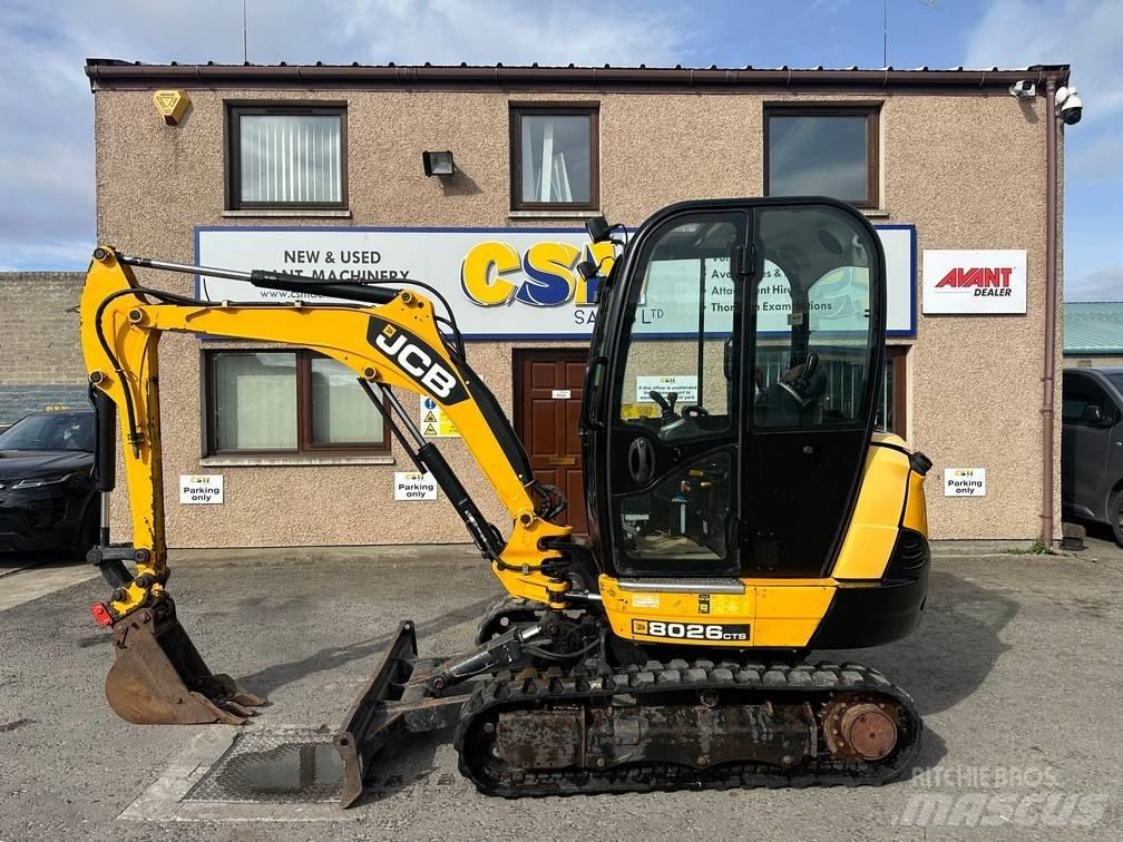 JCB 8026 CTS 小型挖土機/掘鑿機<7t(小型挖掘機)