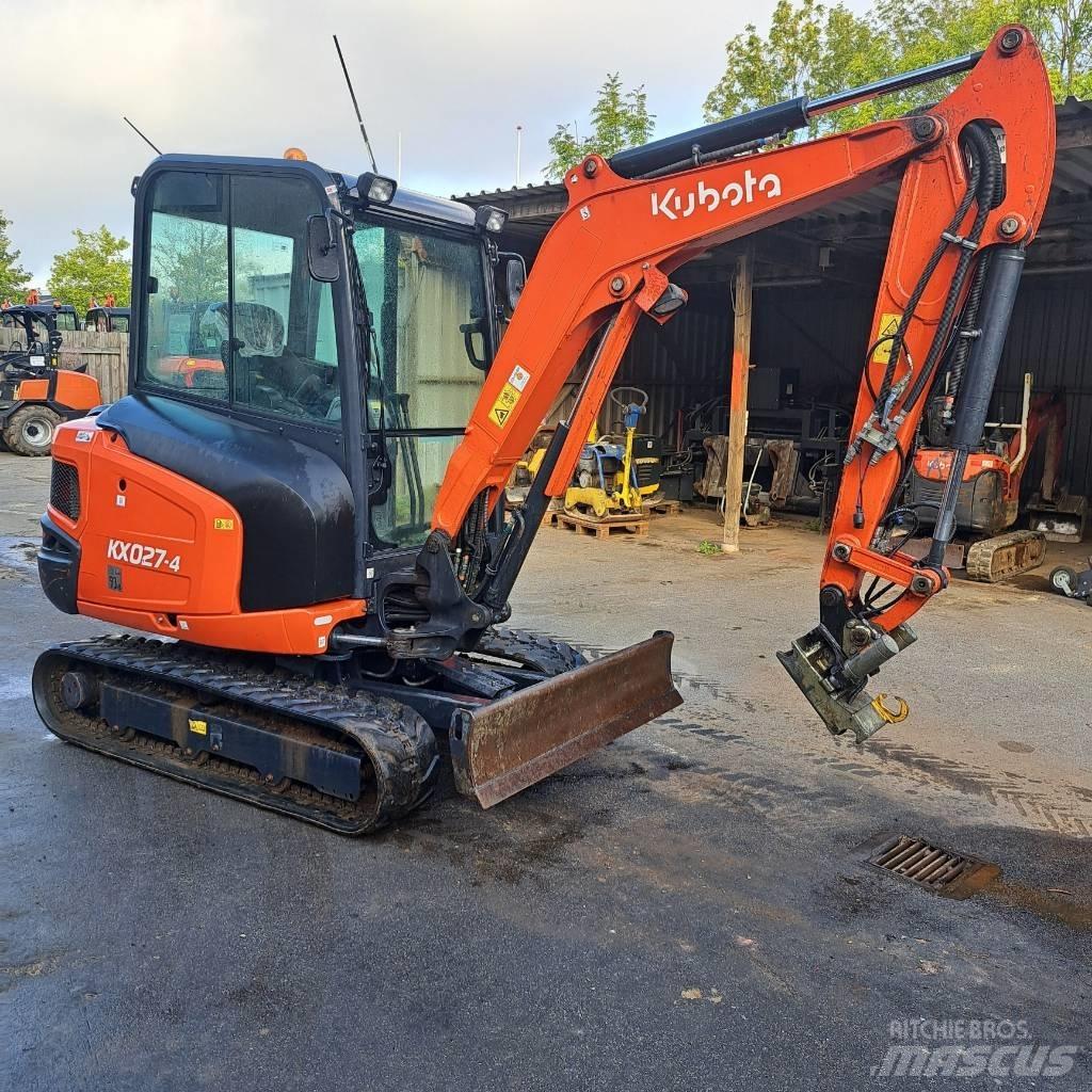 Kubota KX 027-4 小型挖土機/掘鑿機<7t(小型挖掘機)