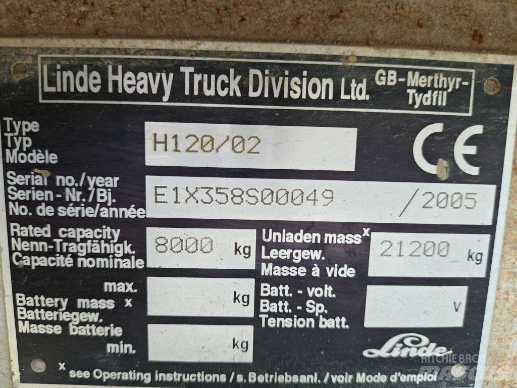Linde H 120 柴油卡車