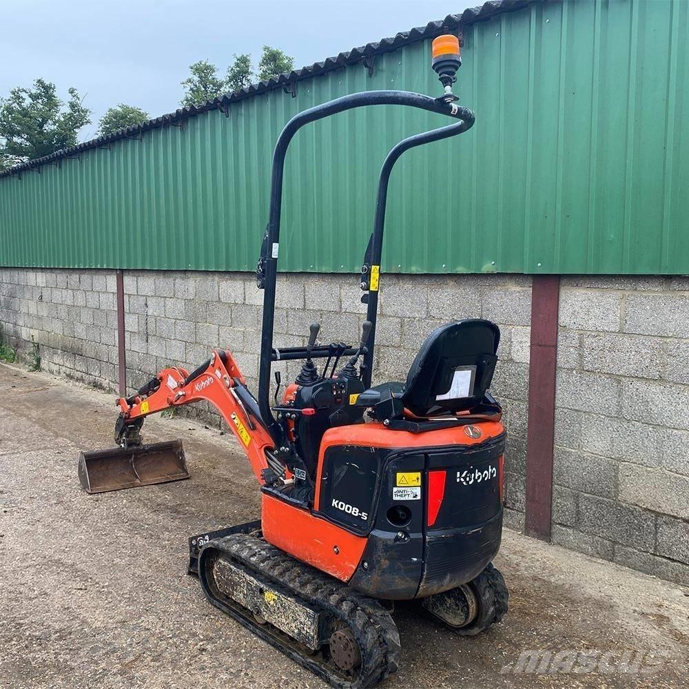 Kubota K 008-5 小型挖土機/掘鑿機<7t(小型挖掘機)