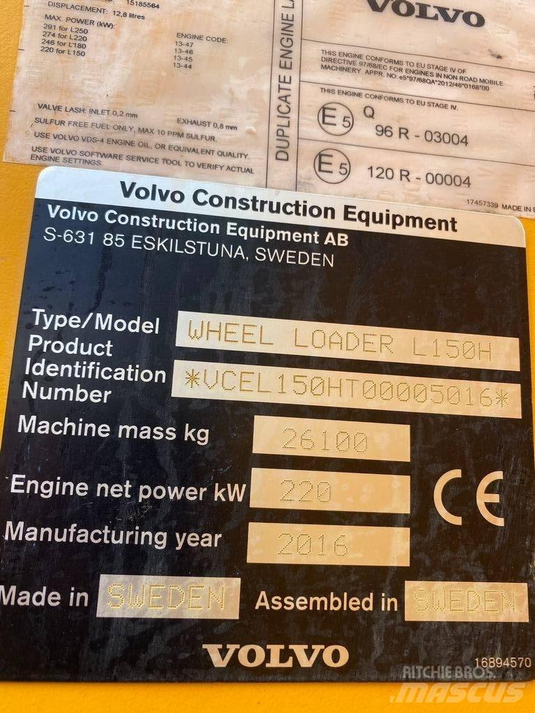 Volvo L 150 H 輪胎式裝載機