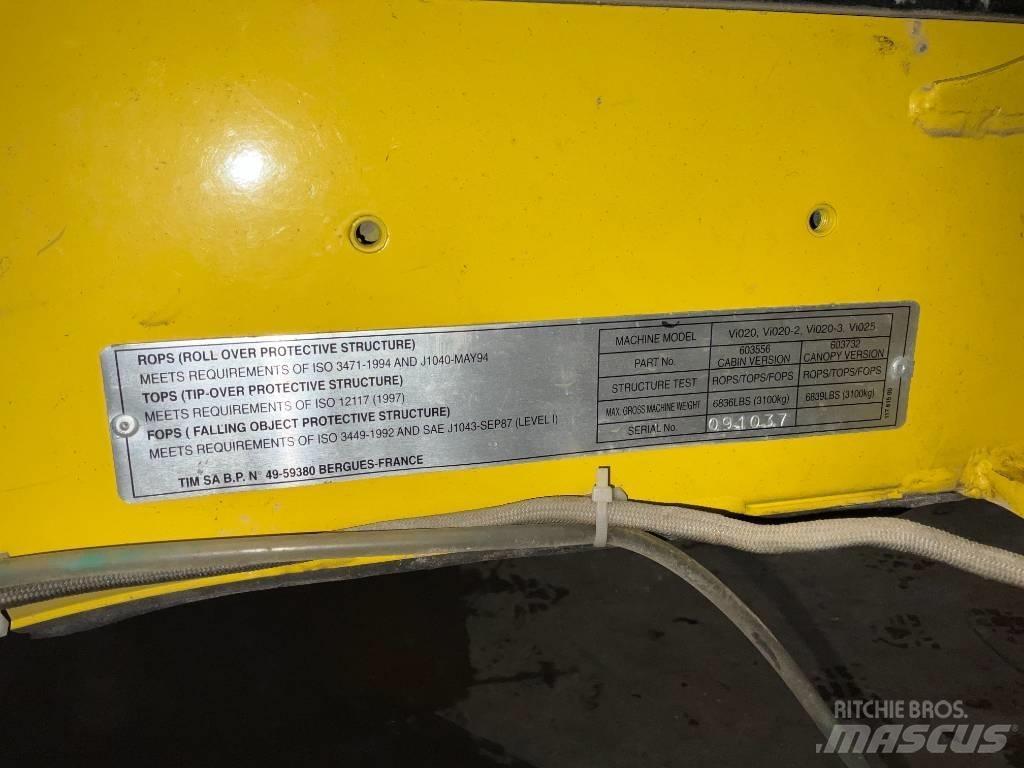 Yanmar Vio 20 / vio 25 駕駛室與內部