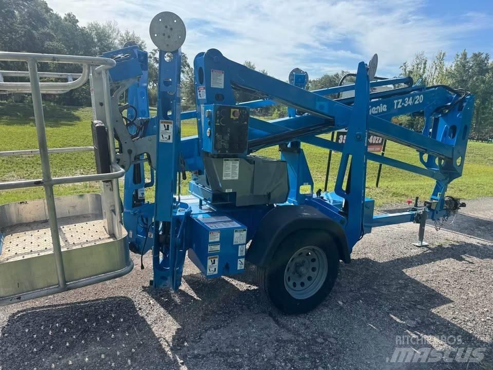 Genie TZ 34/20 拖車裝載高空作業平台