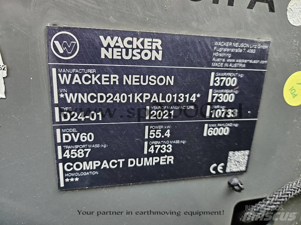 Wacker Neuson DV 60 側卸礦車