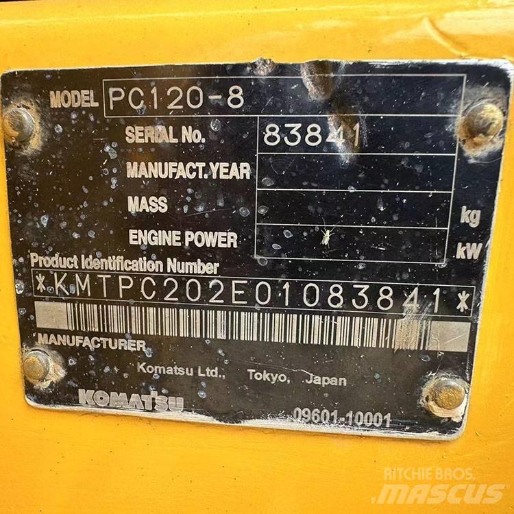Komatsu PC 120-8 履帶式 挖土機/掘鑿機/挖掘機