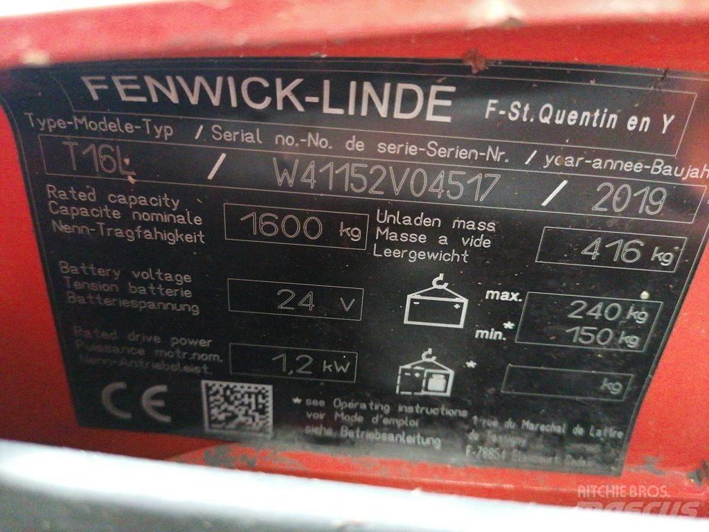 Linde T16L 低架升降機