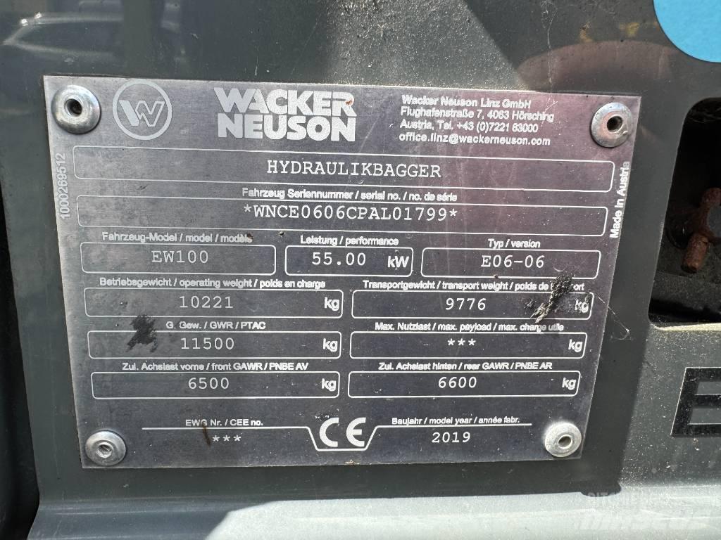 Wacker Neuson EW100 旋轉式挖土機/掘鑿機/挖掘機