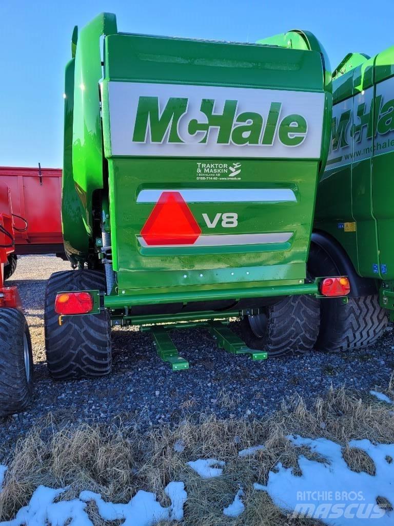 McHale V8 圓型牧草打包機