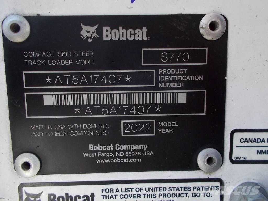 Bobcat S770 滑移轉向裝載機