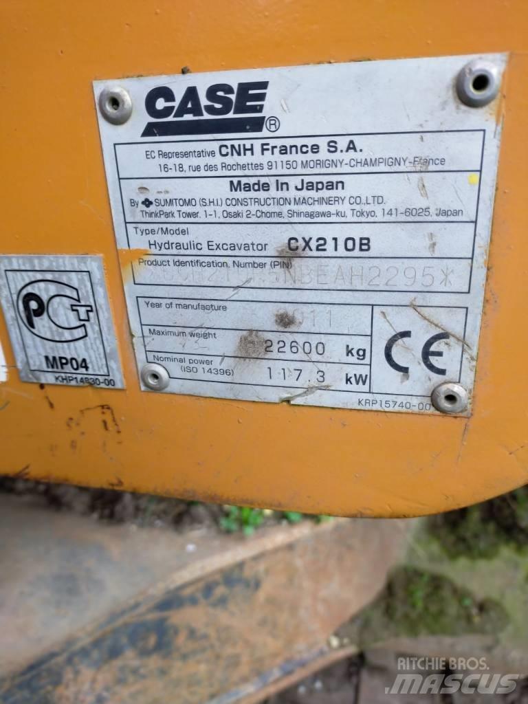 CASE 210 CX B 履帶式 挖土機/掘鑿機/挖掘機