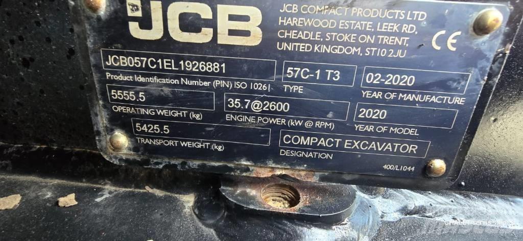 JCB 57 C-1 小型挖土機/掘鑿機<7t(小型挖掘機)