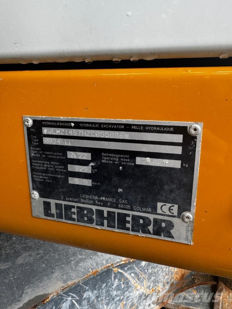 Liebherr R924 履帶式 挖土機/掘鑿機/挖掘機