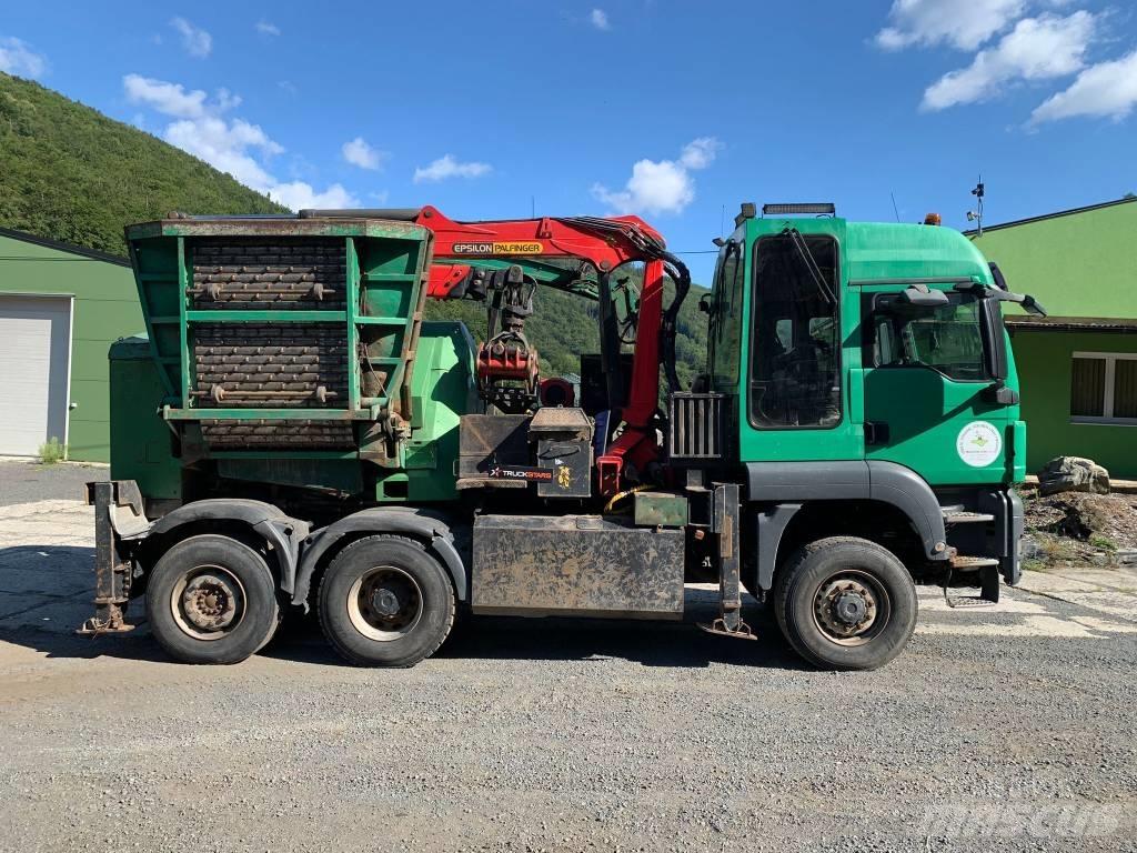 JENZ MAN TGS 6x4 碎木機