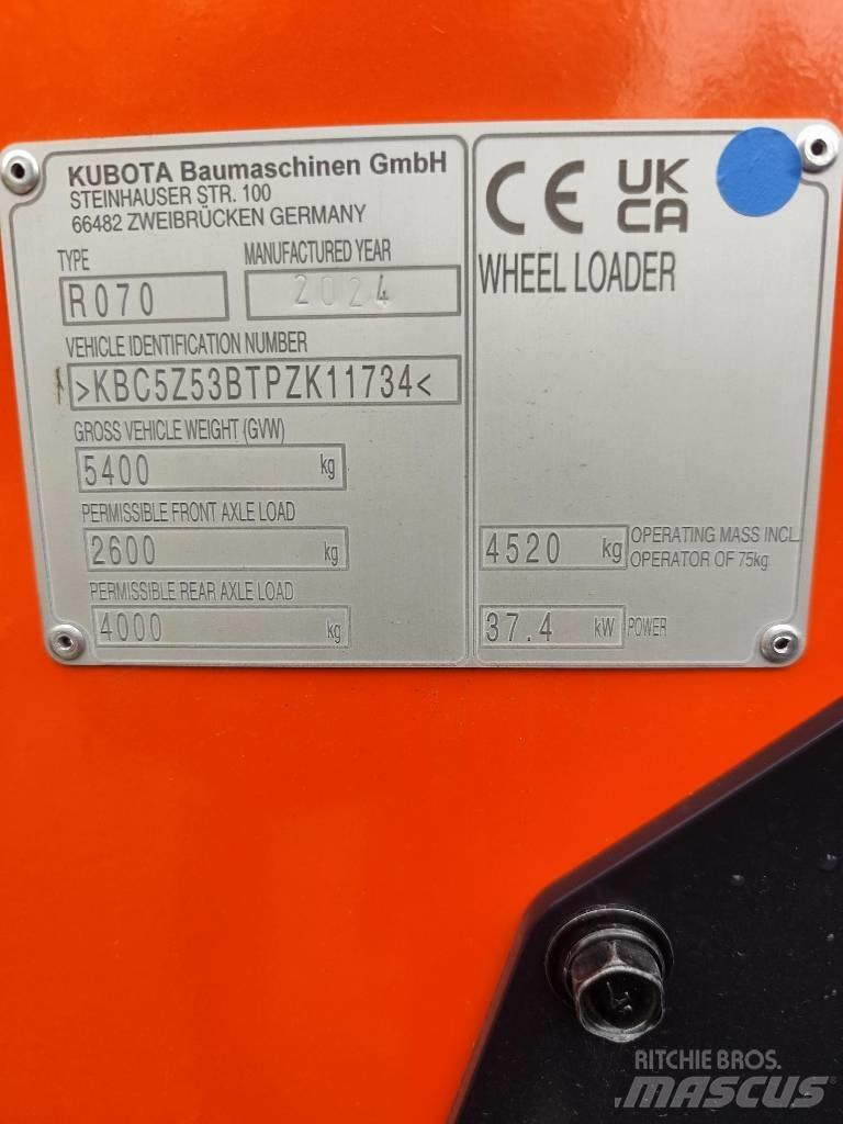 Kubota R 070 輪胎式裝載機
