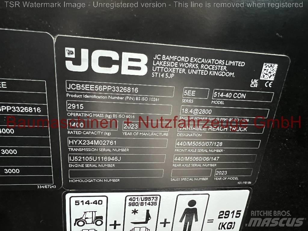 JCB 514-40 CTC -Demo- 伸縮臂操作車