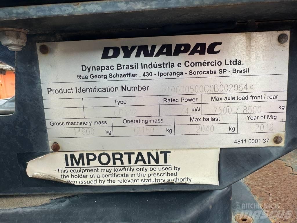 Dynapac CP 142 膠輪滾壓機