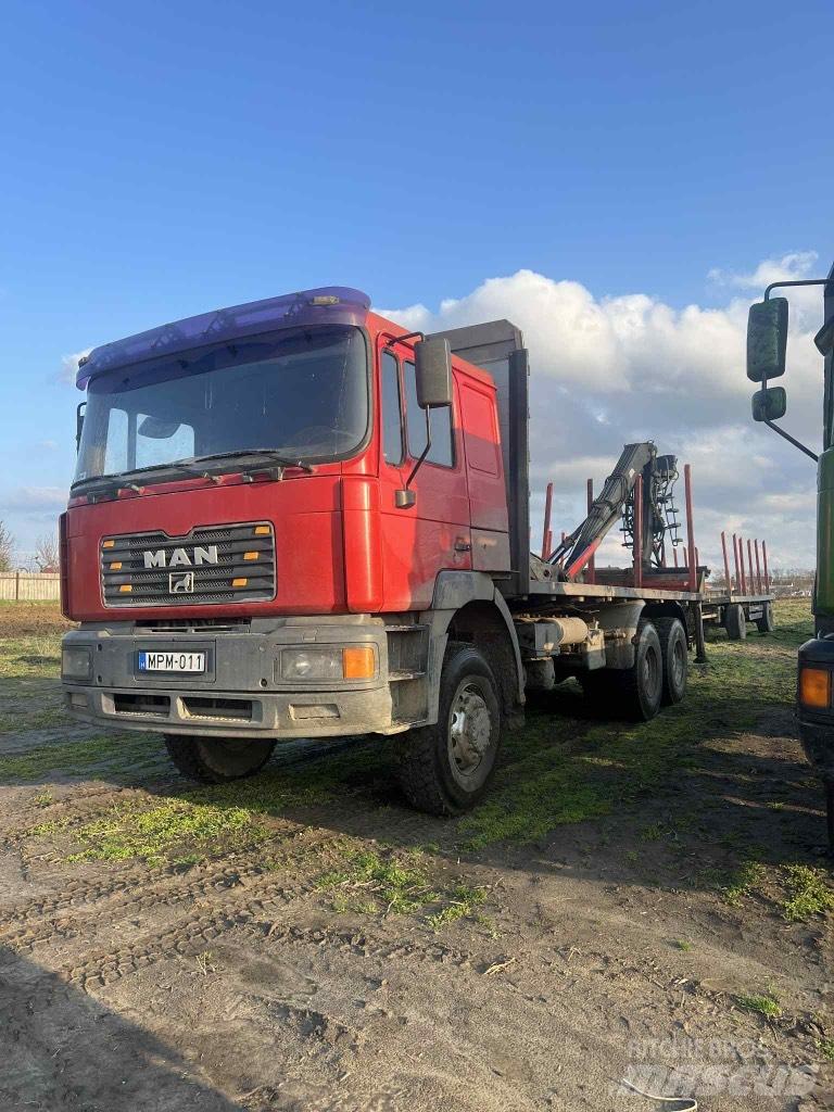MAN F 2000 木材貨車