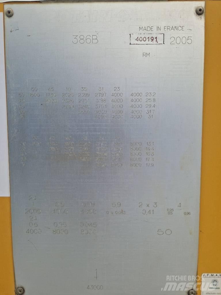 Potain 386B 獨立吊掛起重機 吊車